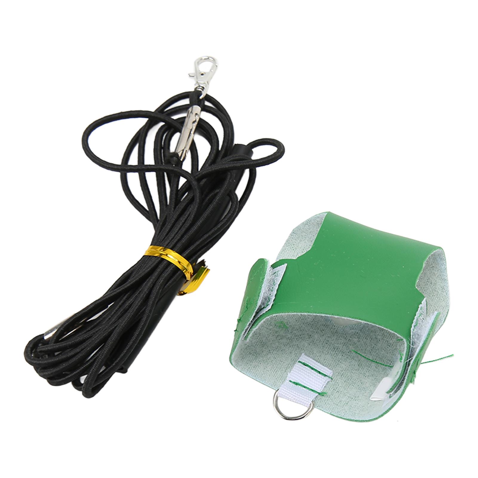 

Bird Flight Vest Leash Skin Friendly Slip Resistant Handle Breathable Parrot Flight Suit with Leash for Outdoor Green S S