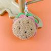 Chaveiro Hambúrguer Bolo Sanduíche de Pelúcia Desenho Animado Comida Simulada Argola de Chave Pingente de Bolsa Mochila Criativa Decoração Suspensa Presentes