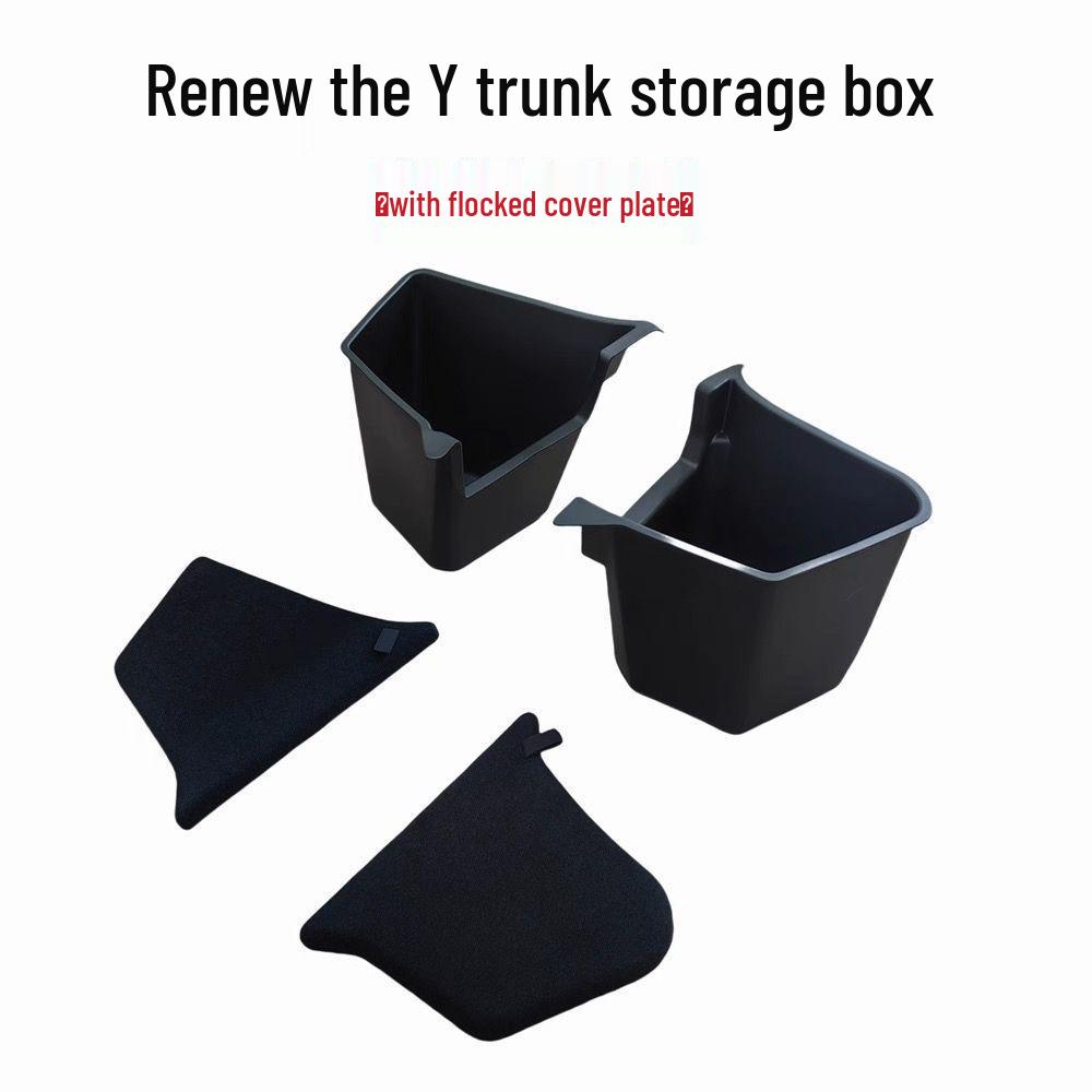 Enhanced Storage Box Side Organizers for 2025 Tesla Model Y/3 Trunks