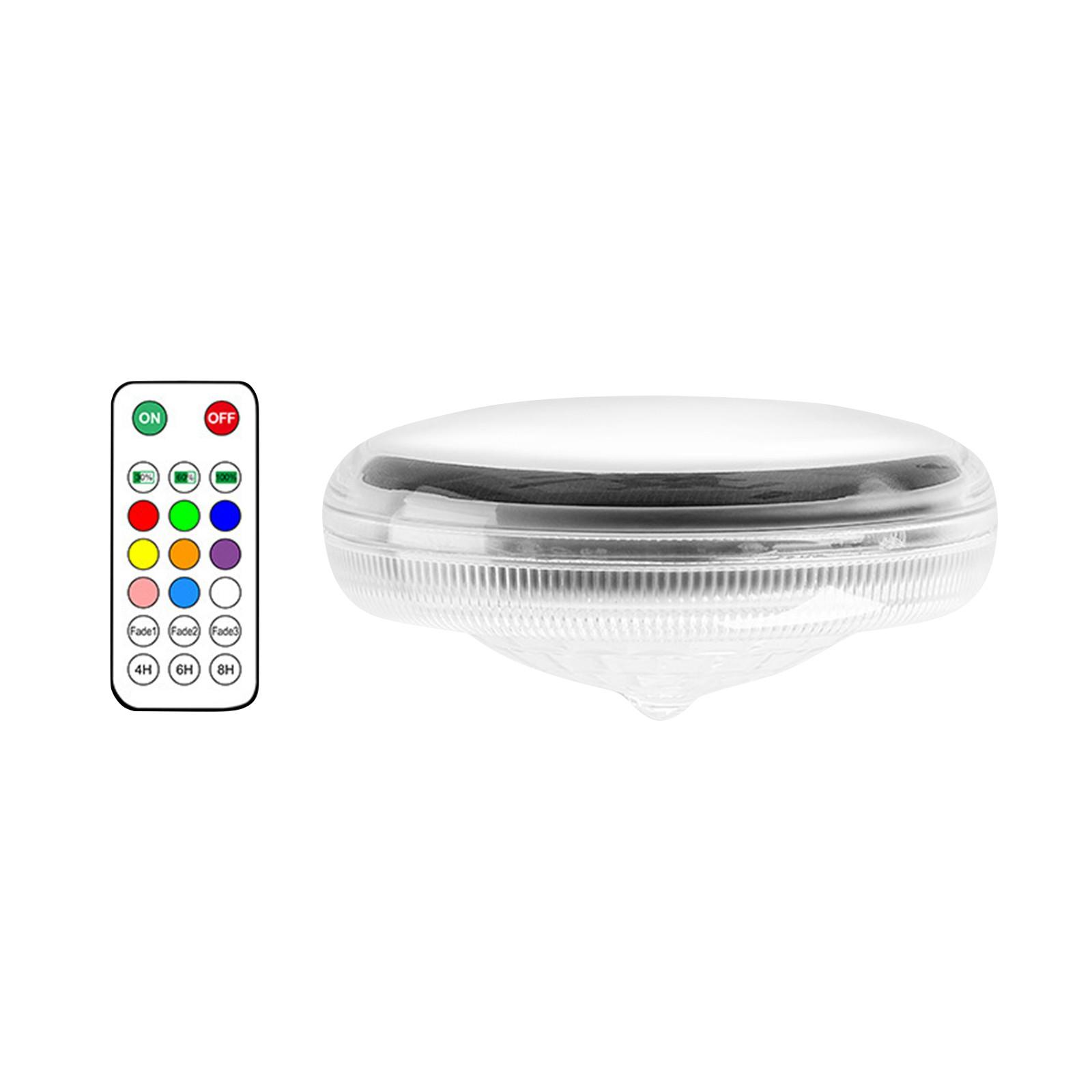 

Solar Rechargeable Floating Pool Lights Pool Lights That Float With Remote Control, Lighting, Timing Mode, IPX7 For Inground Pool, Bathroom One Size