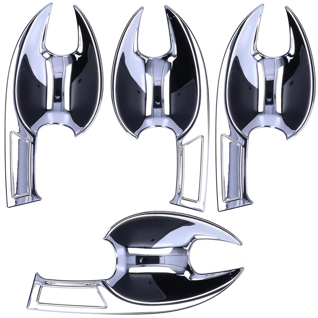 4-teiliges Zubehör für die Türgriffschalenabdeckung, Ersatz für Mazda CX?3 2016?2018Chrome-Stil