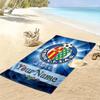 Name Custom Getafe CF Print Beach Towel, Large Soft Quick Dry Towel for Beach Camping Swimming