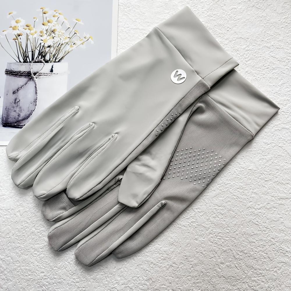 

1 пара женских летних перчаток для защиты от солнца - Легкие и дышащие, Подходят для занятий спортом на открытом воздухе, пеших прогулок и езды на велосипеде