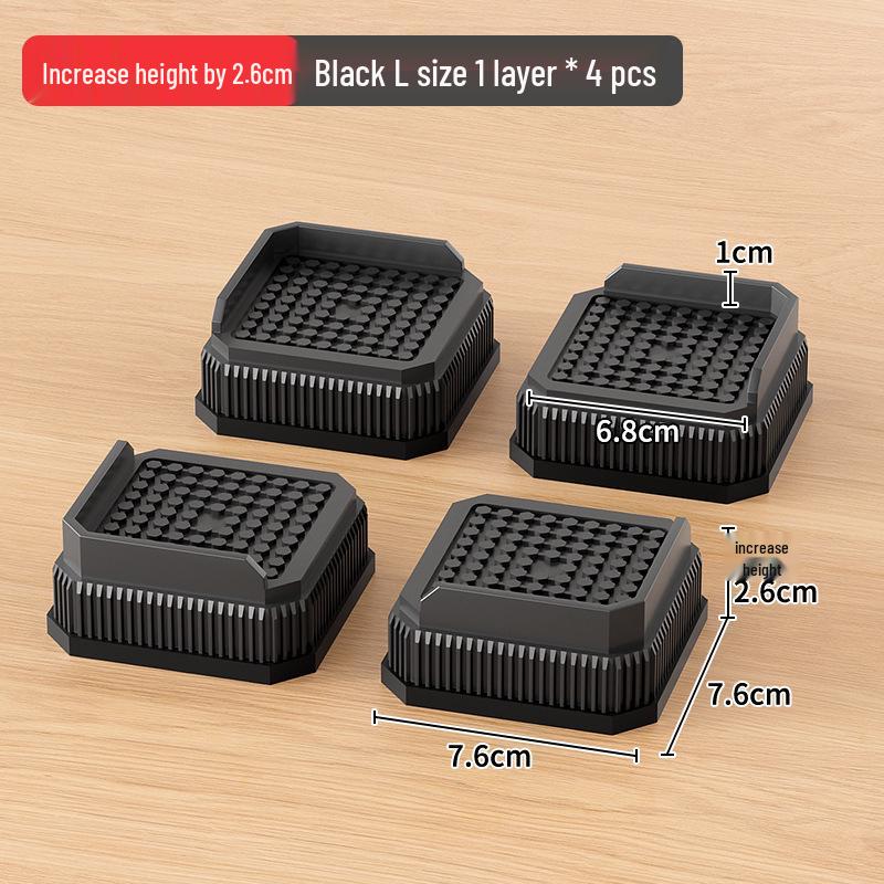 Universal Furniture Heightening Pads: Nail-Free, Stable, Moisture-Proof for Tables & Chairs