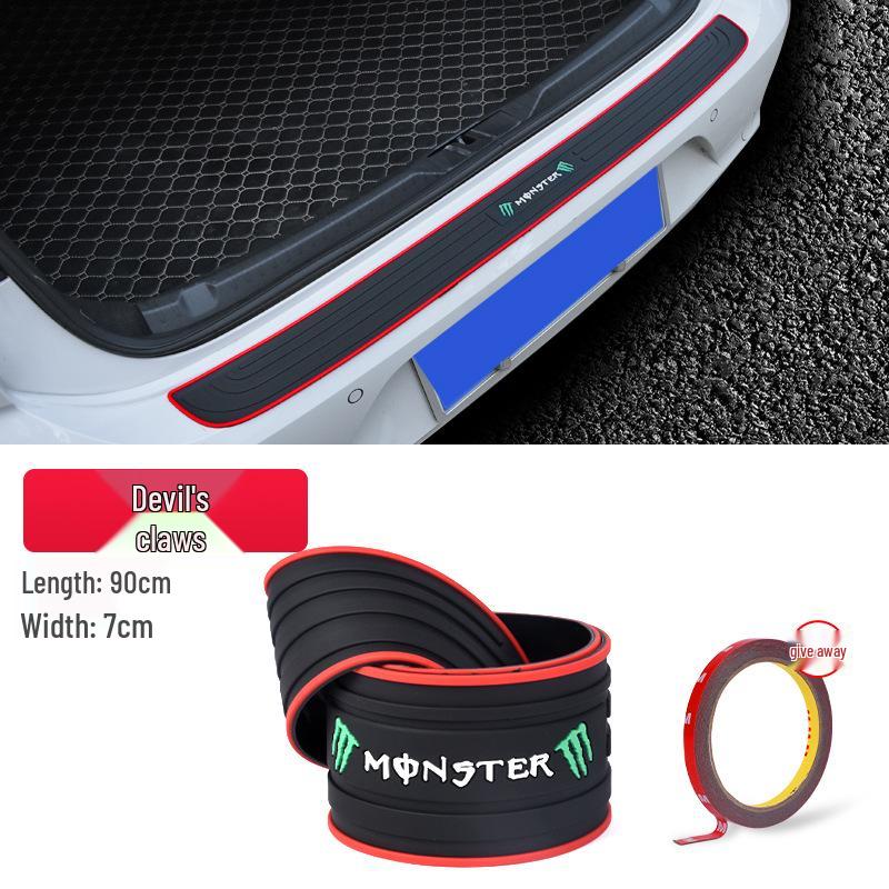 Rear Trunk Anti-Collision Rubber Protector Strip