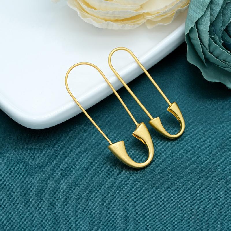 5/10 ks Zlatá kovová zavírací špendlík Pevný s očkem Pro brože Šperky Řemesla Oblečení Doplňky Špendlíky Špendlíkovky