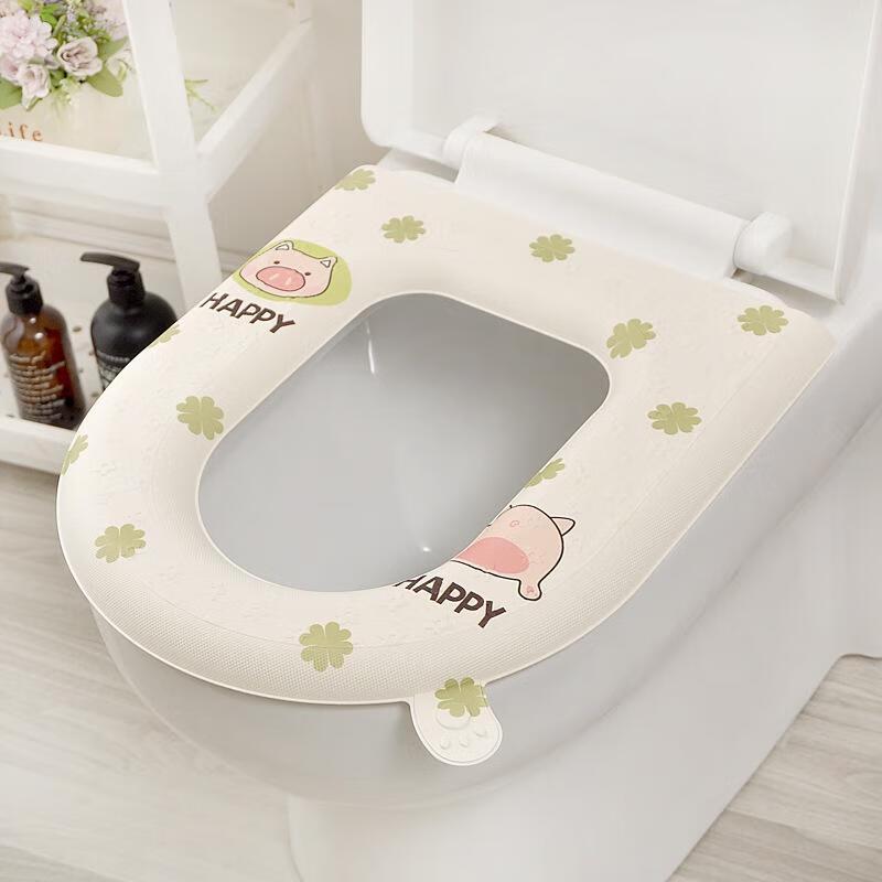 JINGRUIXIANG Waterproof Printed EVA Toilet Seat Mat