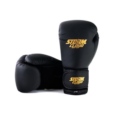 StormCloud Rookie Boxing Gloves Black/Gold 14oz