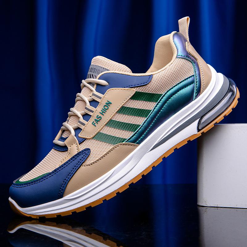 Modische Herren Sneaker Plateau Laufschuhe Luftpolster Sneaker Trend Freizeit Schuhe Rutschfeste Sportschuhe 39-44 Herrenschuhe