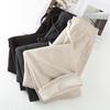 Off-White Women's Wool Wide-Leg Pants - 2024 Autumn/Winter Straight-Leg Casual Style