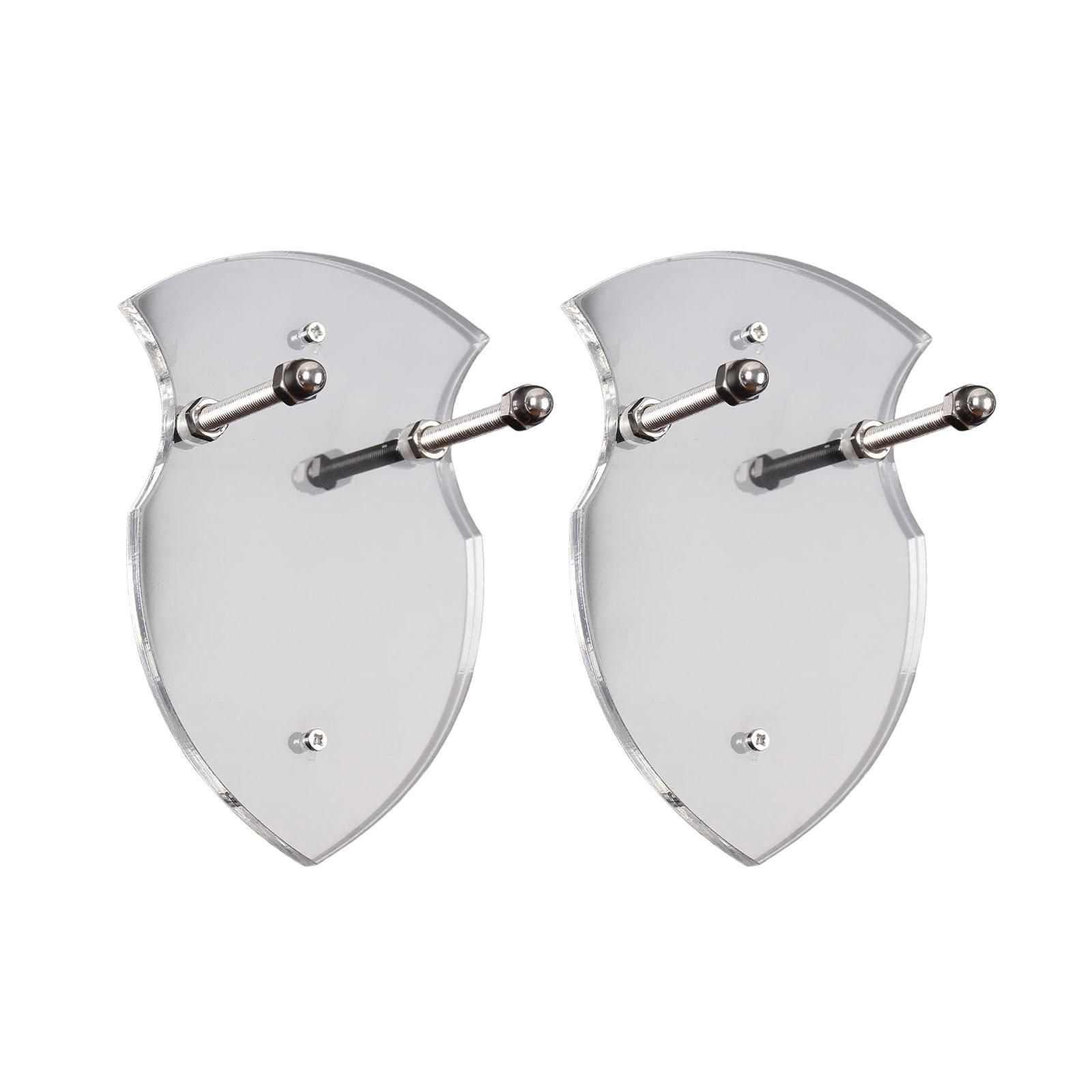 

Набор из 2 акриловых мечей и топоров, подставка для хранения, настенное крепление, вертикальная стойка для демонстрации предметов домашнего декора, держатель для мечей прозрачный