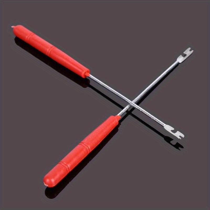 30PCS High Quality Fishing Hook Remover Tool Simple Metal Hook Steel Tackle Decoupler for Bait Line with Abstract Design