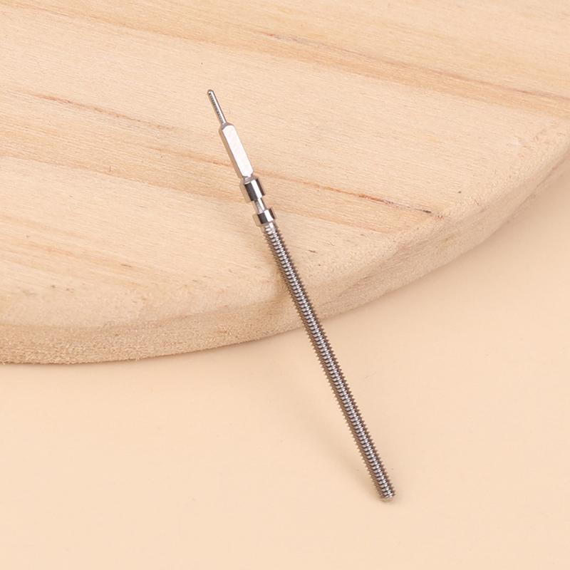 2Pcs Steel Crown Parts Crown Watch Steel Stem Kit Fit Eta 6497 6498 St3600/3601 Movement Stem Watch Accessories