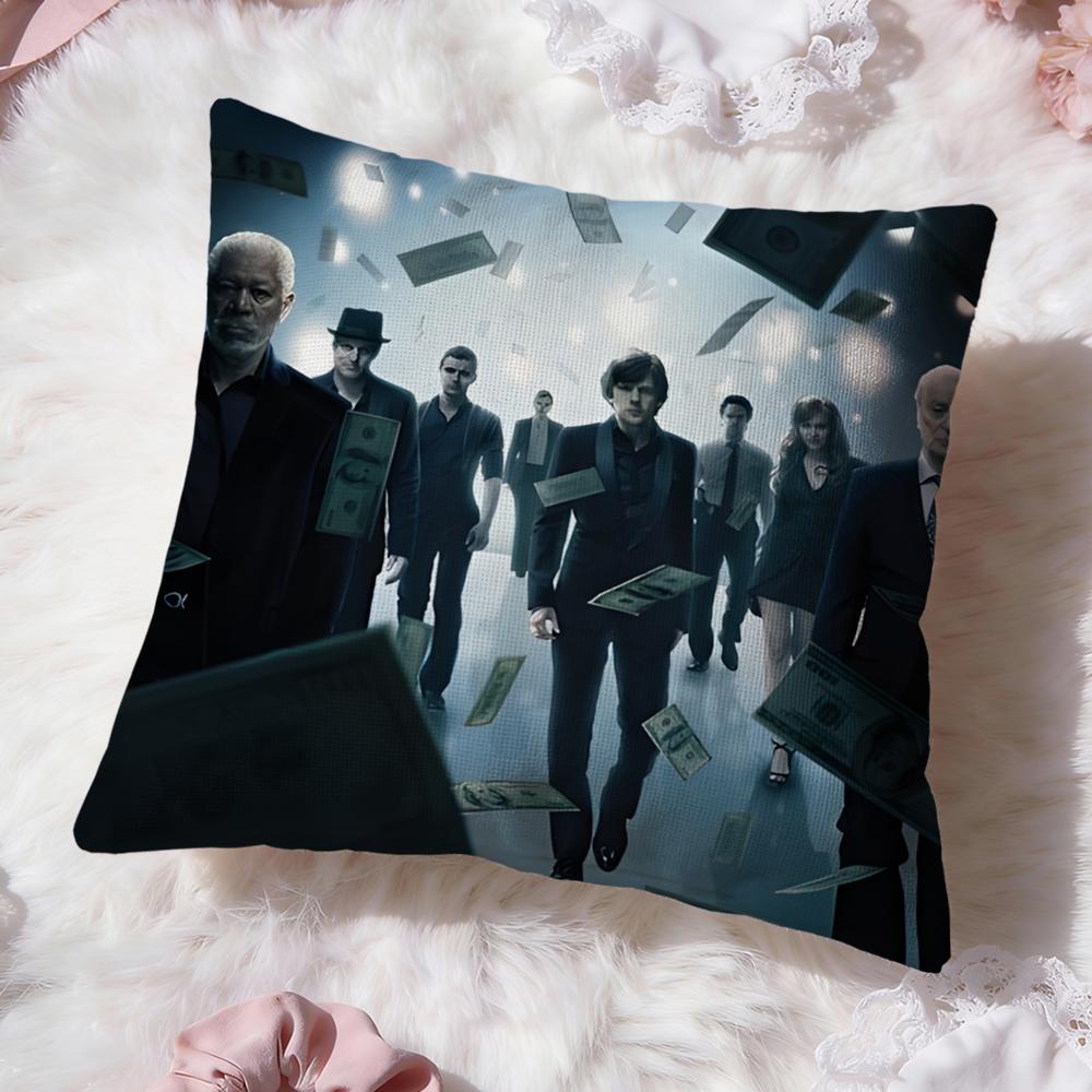 Movie N-Now You See MeS Cushion Cover Premium Comfort Reversible Pillow Cove -Two in One Design for Any Room & Car Interior