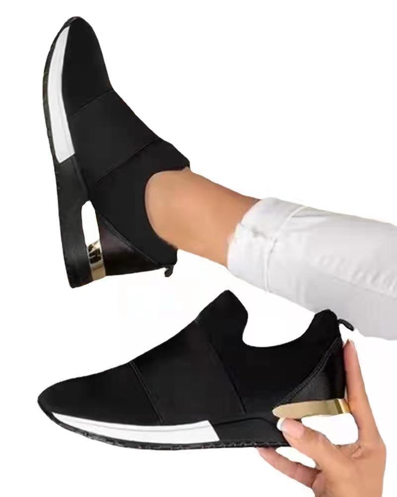 2021 Trendy Lightweight Breathable Women's Sports Shoes - Large Size, All-Season, European & American Style
