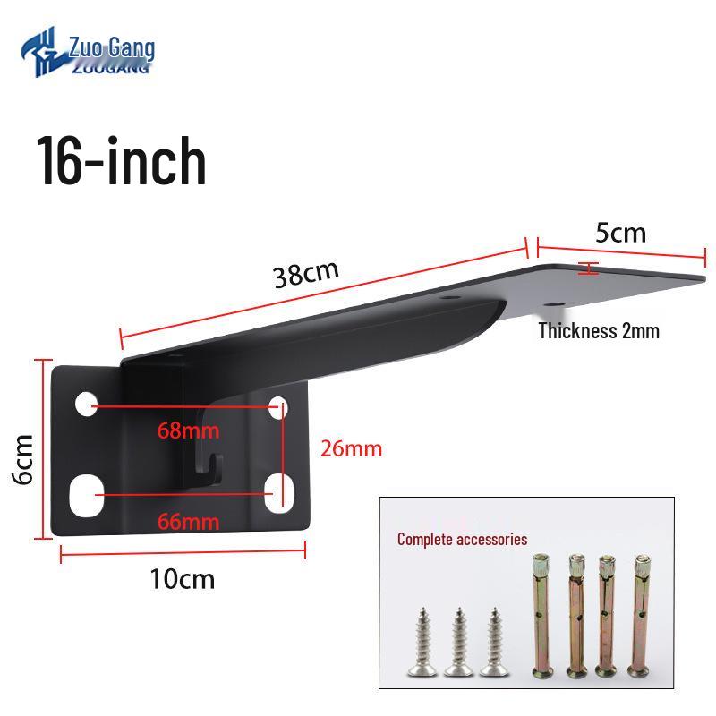 Schwerlast-Schwebender TV-Schrankhalter: Verbreiterte & Verdickte Dreieckige Regalstütze