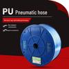 Transparenter Hochdruck-PU-Druckluftschlauch, Explosionsgeschützt, 4-fach verstärkt, Erhältlich in 6/8/10/12/14/16mm für Kompressoren.