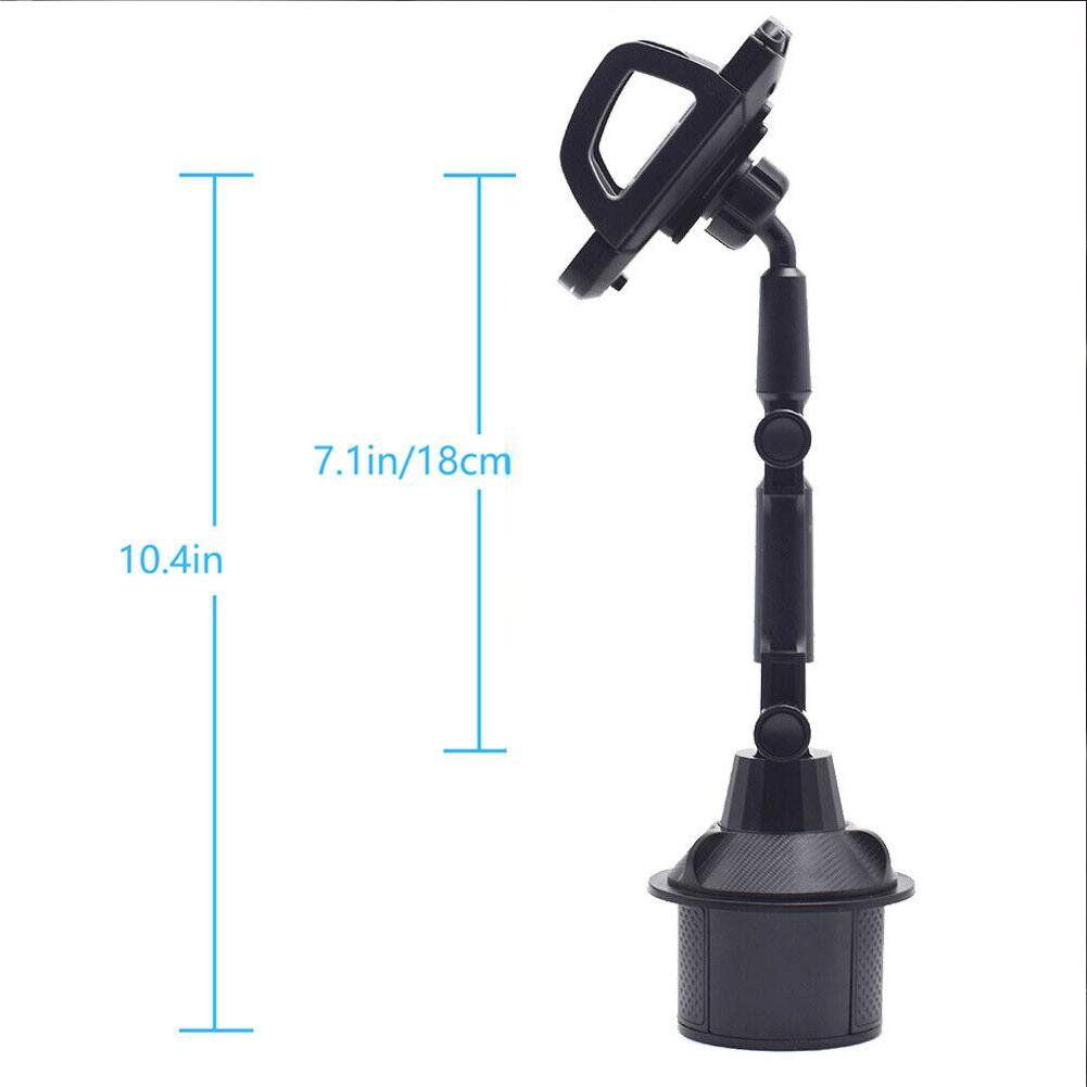 Becherhalterung Handyhalterung für Auto Erweiterbare Basis Höhenverstellbar Stabil Drehbar Halter für Autos SUVs LKWs