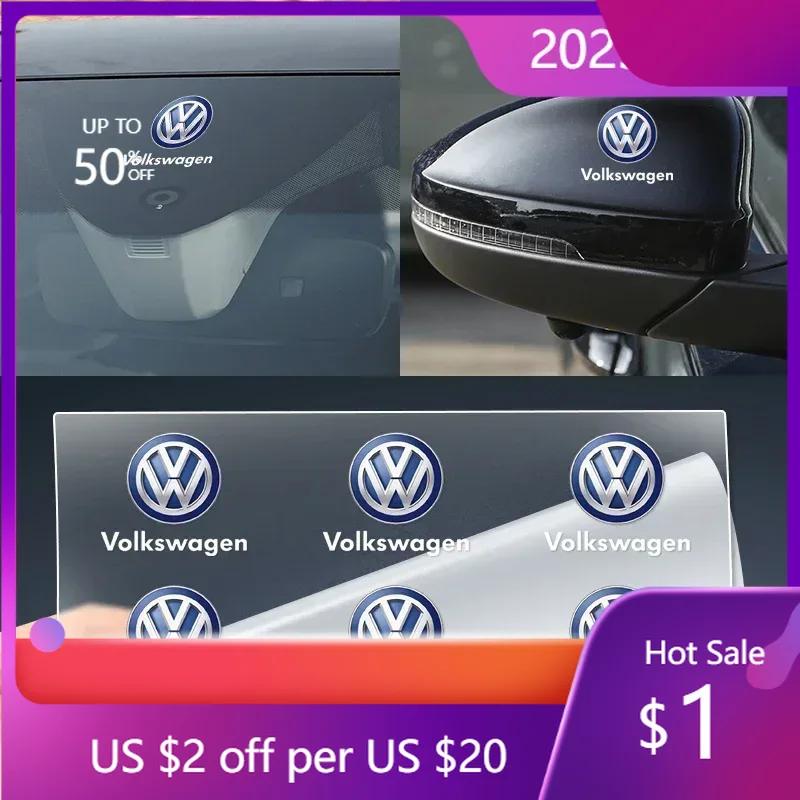 Hot 2025 New Car Emblem Logo Decorative Stickers Badge Deca lFor Volkswagen VW Golf 4 5 6 7 Jetta Polo Caddy GTI Bora MK7 Beetle