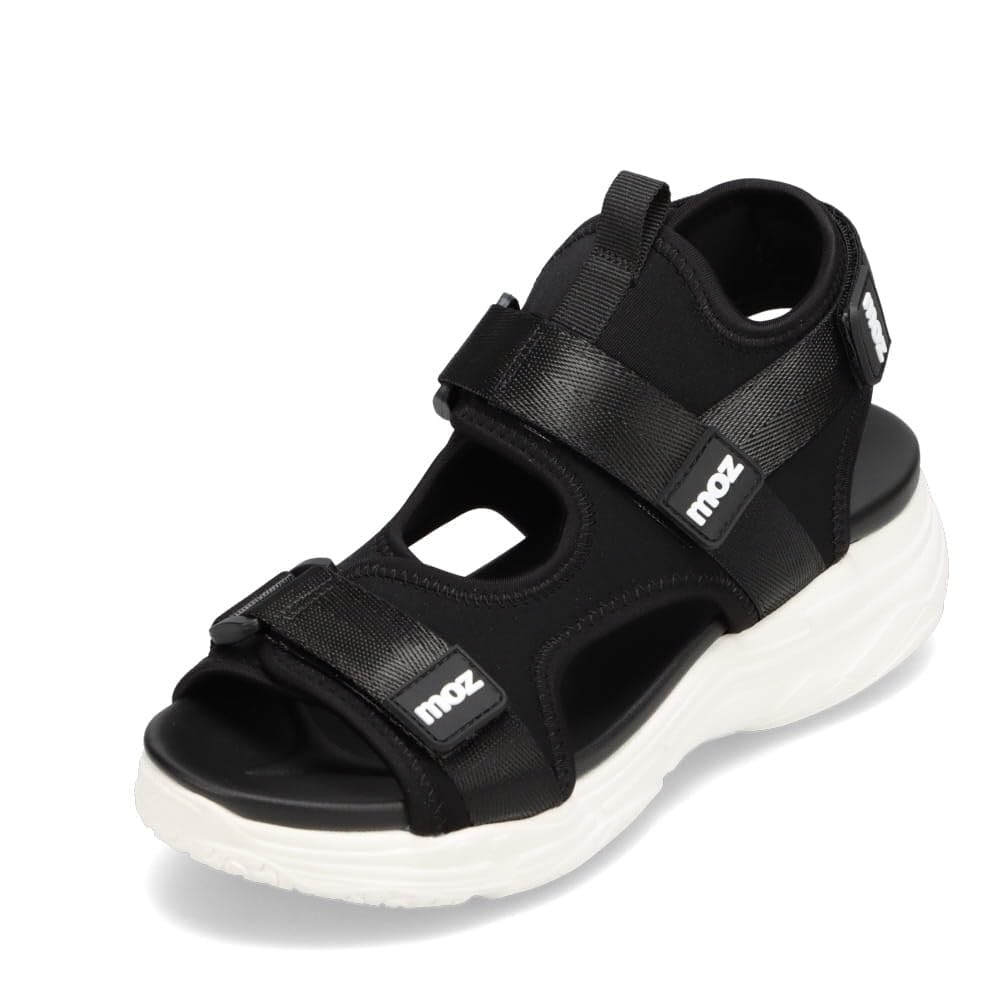 

спортивные сандалии Черные Большие 2E [Moz Sweden] Толстоподошвенные MOZ-10400 Женские чёрный