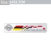 AQS3   Aluminum Car Badge Body Side Sticker Fender Trunk Decor Decal Styling For Nissan Juke Leaf Qashqai Patrol Pathfinder X-Trail Nis