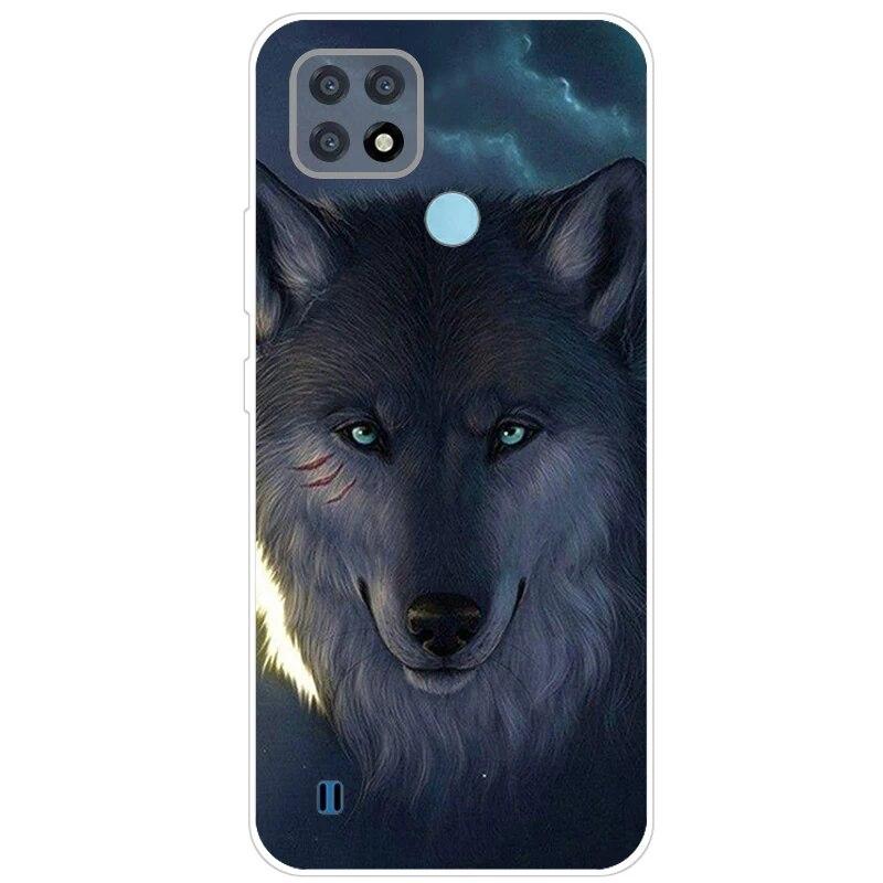 Realme C21 Hülle 6.5'' Klar Silikon Fudnas Weiche TPU Hülle Für Realmi C21 2021 Hülle C 21 Handyhüllen Rückseite RealmeC21 Bumper