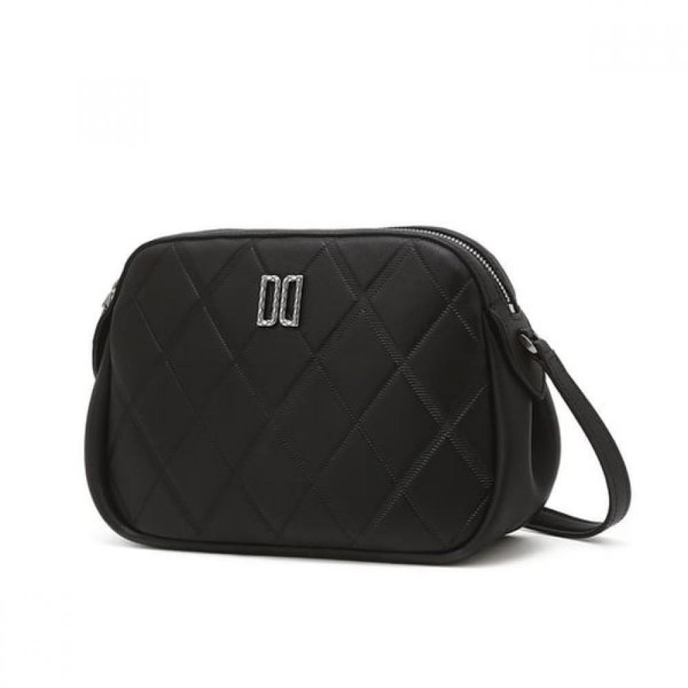 

Dcba6e440bk [Argyle] Black Argyle Pattern Cowhide Crossbody Bag Single option
