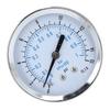 Axial Pressure Gauge Dual Scale 0 To 1bar Kpax100 0 To 15Psi 1 4in NPT 2.5in Dial Pressure Meter for Air Water Fuel