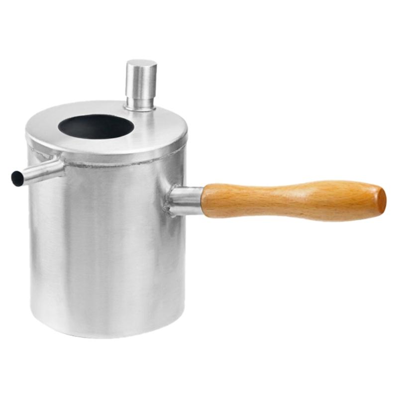 Bees Farm Essential Tool Double Layered Stainless Steel Pots for Efficient Wax and Honeys Heating with Secure Handling