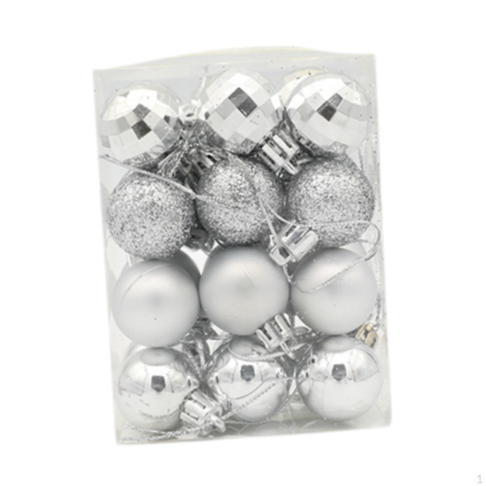 

24 Рождественских Шаровых Украшения для Украшения Елки, Праздничные Подвесные Изделия