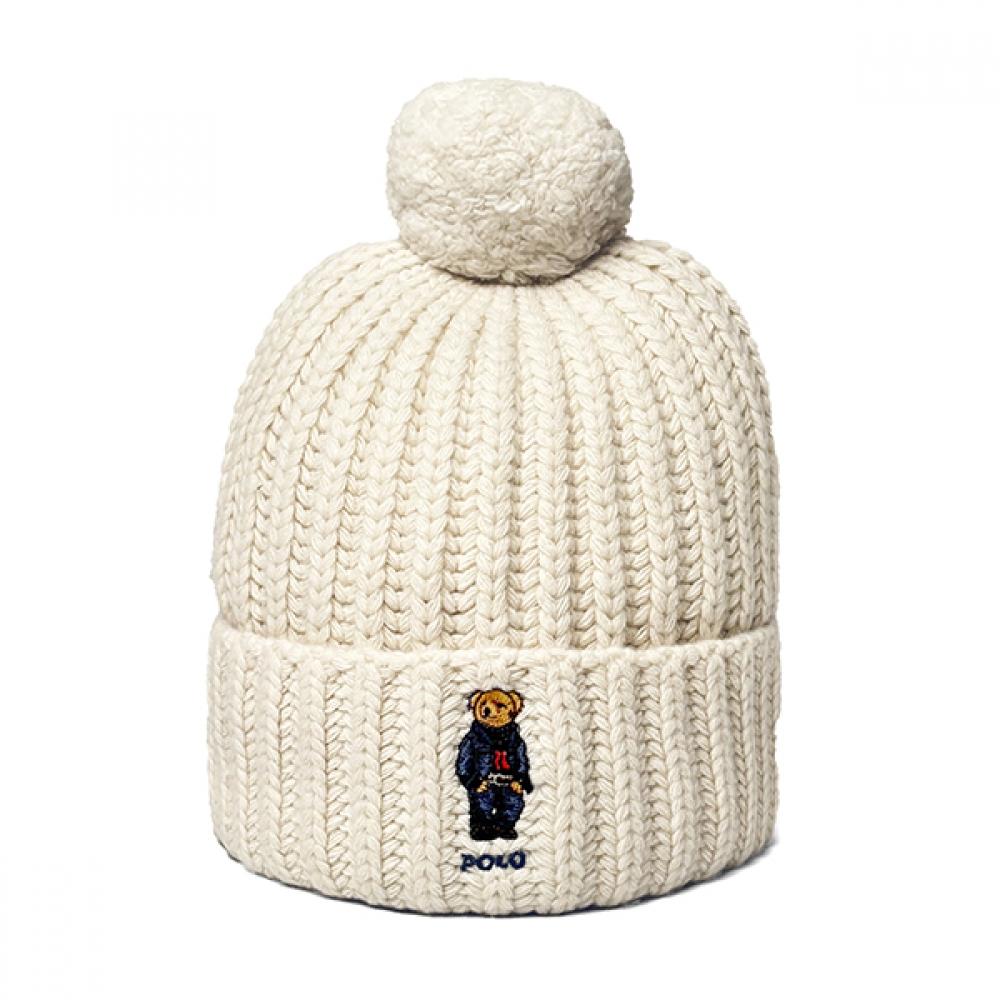 

Polo Ralph Lauren Wc0522 105 Однотонна Джинсова Шапка-Біні з Помпоном Ведмедик WC0522-105