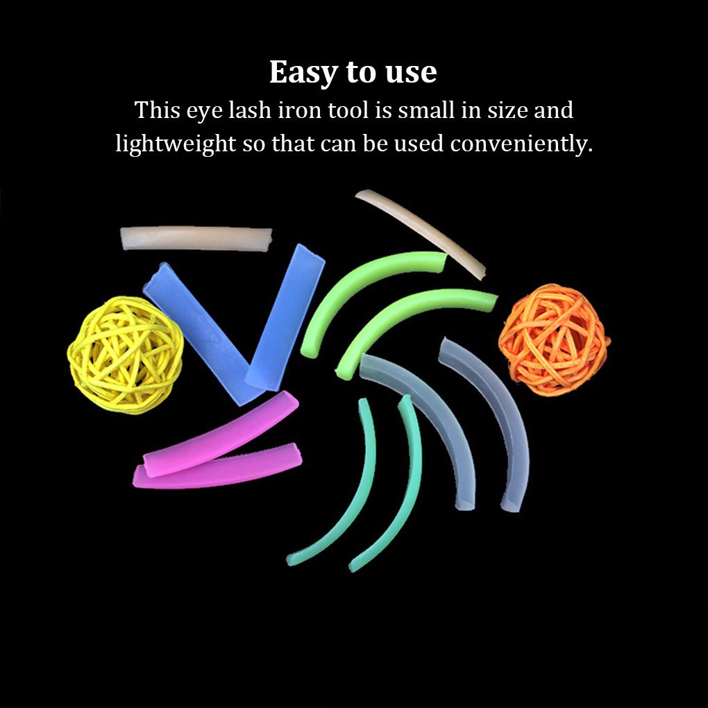 6 Pairs Eyelash Curling Tool Reusable Eye Lash Grafting Curler Tools Spare Parts Makeup Beauty Supply for Home