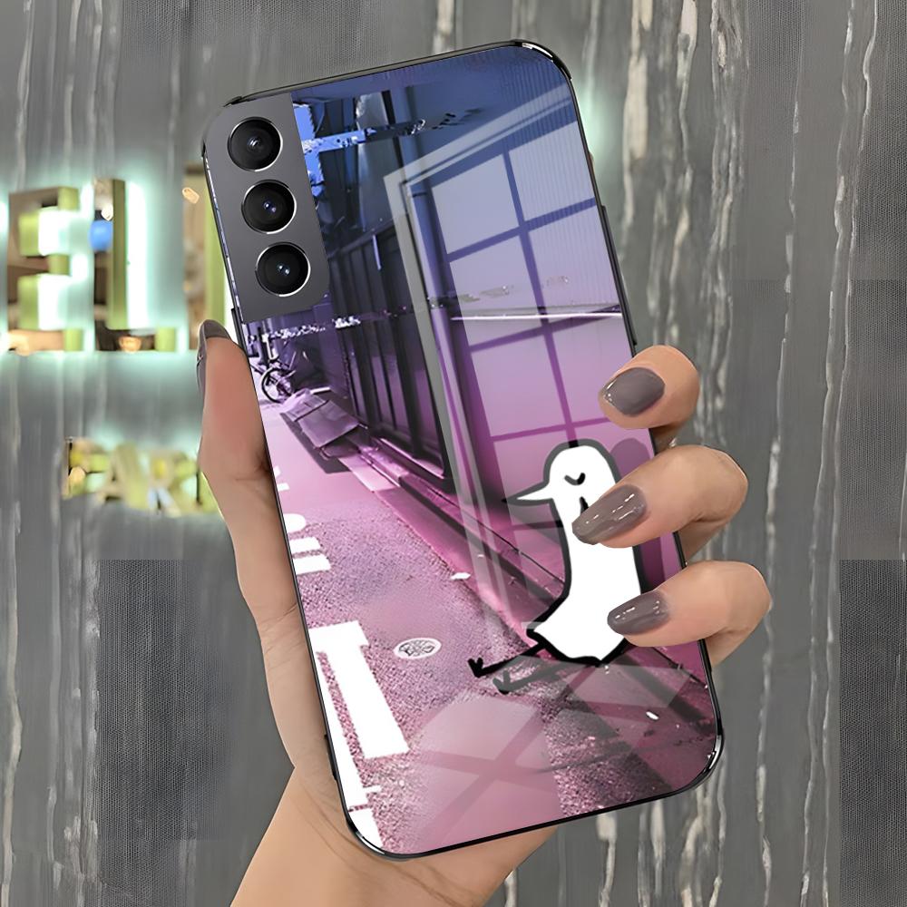 Goodnight P-Punpun Phone Case For Samsung S26 S25 Plus S20 S20 Plus S22 Ultra S23 FE S21 Plus S21 Ultra Glass Cover