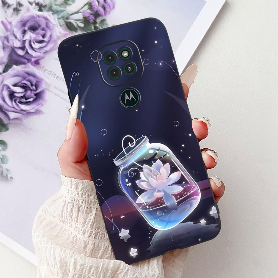 For Motorola Moto G9 Play Case Colorful Flowers Painted Cover Soft TPU Phone Cases For Motorola Moto G9 Plus MotoG9 Power Fundas