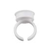 100pcs Disposable Glue Ring Pallet Holder for Eyelash Extension White Plastic Glue Pallet Tatto