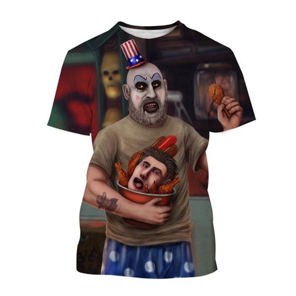

Hot Sale Captain Spaulding Funny 3D Print T-Shirt House of Corpses Men s Fashion Hip Hop Harajuku T Shirt Streetwear XXS