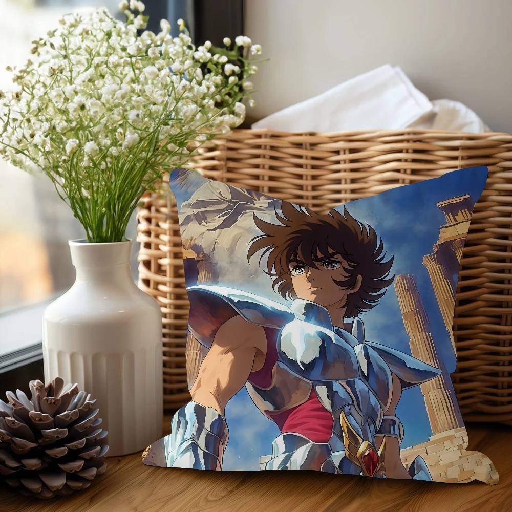 S-Saint Seiyas Cushion Cover Decorative Pillow Sofa Home Decor Case Pillow Cases