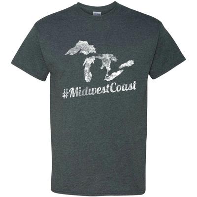 Midwest Coast Great Lakes - State Pride Short Sleeve T-Shirt