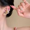 1 Pair Fashionable Colorful Ear Bone Clip Party Flower Design, Unique, Beautiful Dance Wear Fashionable Ear Rings and Full Ear Earrings