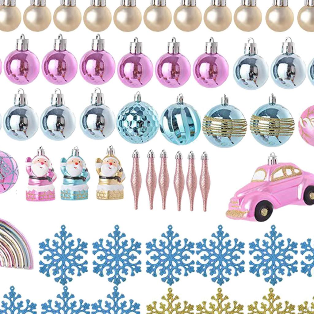 Ball Ornaments Decorative Shatterproof DIY Tree Decorations for Holiday, , Festive Photo Prop