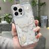Gold Butterfly Phone Case For iPhone 17 16 15 11 13 12 14 Pro Max 16e Air 7 8 Plus XR Soft TPU Transparent Cover