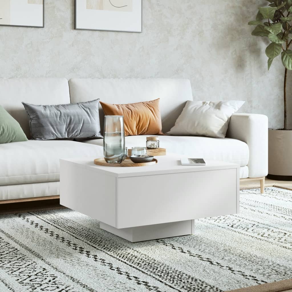 Moderne Elegante Sofatablette, Balkon-Couchtisch, Wohnzimmer-Couchtisch, 60x60x31,5 Cm