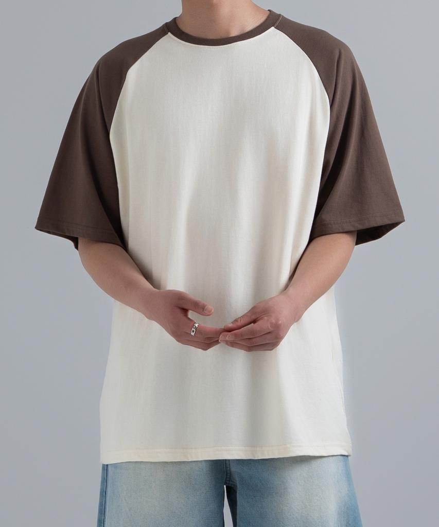 UNDEROFF Oversized Raglan Short Sleeve T-Shirt Black