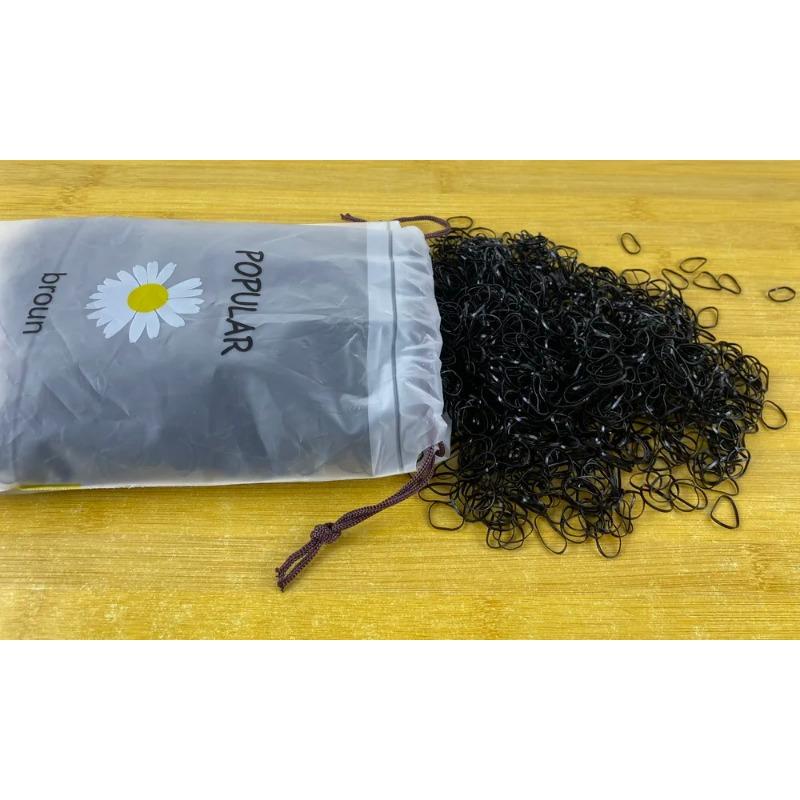 2000pcs/lot Children Transparent Hair Rubber Bands for Bracelets Baby Elastic Small Hair Tie Gum Kids Hair Beads Hair Accessorie