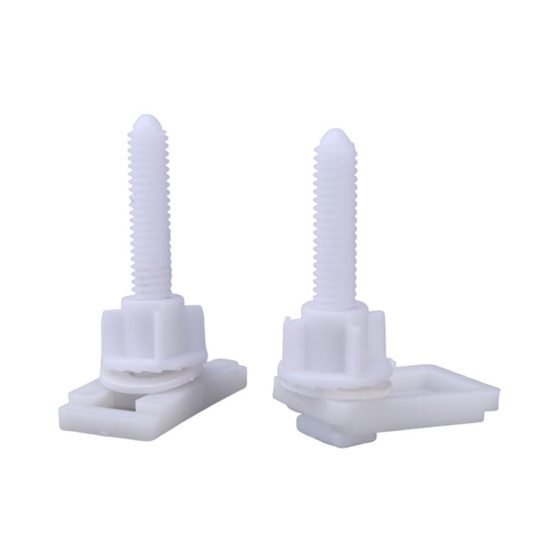Bathroom Fixture Fasteners Convenient Toilet Cover Screw Bolts Toilet Lid Mounting Set Essential Toilet Installation Set