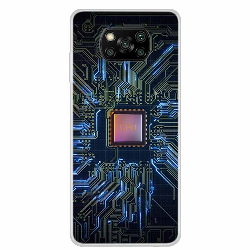 For Poco X3 Pro Case X3 NFC 6.67" Clear Marble Soft TPU Silicone Back Case for Xiaomi Poco X3 NFC Phone Covers Shockproof Fundas
