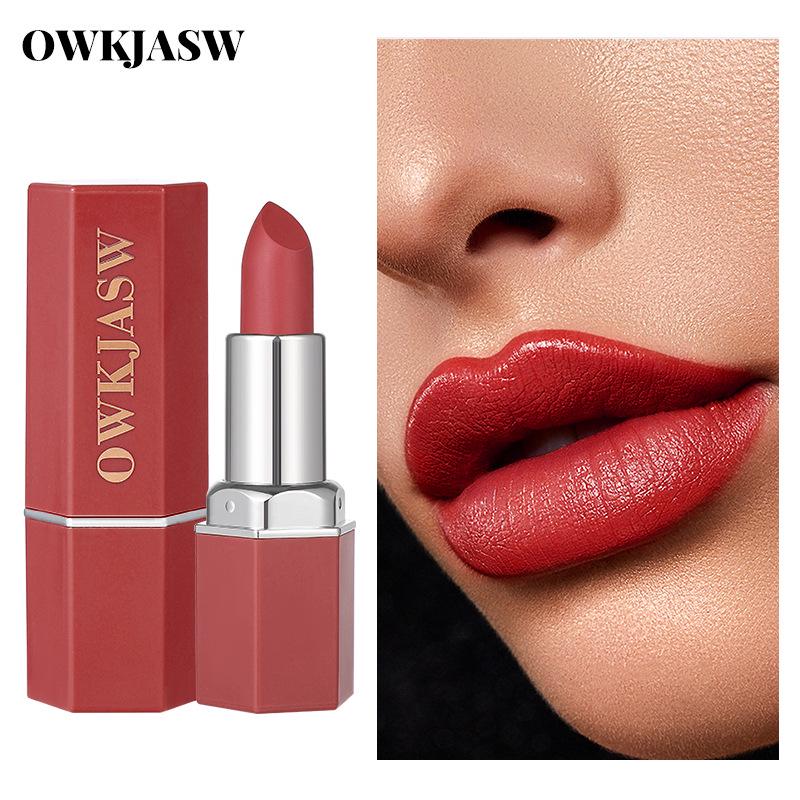 OWKJASW Walker Jessa 6-Color Matte Moisturizing Lipstick