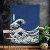 Ukiyoe The Great Wave Off Kanagawa Hanging Bohemian Tapestry Cheap Hippie Bohemian Tapestries Mandala Wall Hanging Home Decor