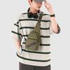 Chest Bag Men's Canvas Shoulder Crossbody Bag Outdoor Cycling Mobile Phone Bag