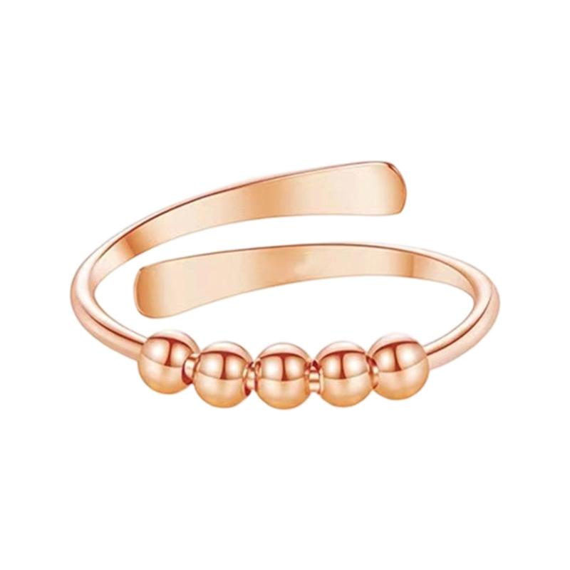 

Unique Finger Rings Fashion Beads Rings Adjustable Opening Design Stylish Eye Catching Finger Jewelry for Any Occasion